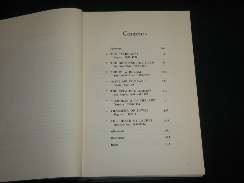 1966 THE PROUD TOWER HARDCOVER BOOK BY BARBARA W. TUCHMAN - KD 6756