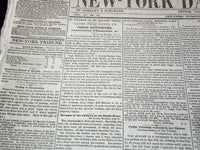 1849 JULY NEW YORK DAILY TRIBUNE NEWSPAPER LOT OF 22 ISSUES - NP 5839C