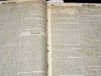 1830-1831 THE ALBION WEEKLY GAZETTE BOUND VOLUME NO. 9 - NEW YORK - R 89Z