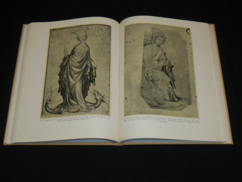 1957 GOTHIC DRAWING HARDCOVER BOOK BY ZOROSLAVA DROBONA - R 721F