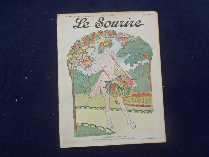 1908 SEP 19 LE SOURIRE MAGAZINE - ILLUSTRATED COMEDY - FRENCH TEXT - SP 4867O