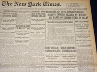 1921 MAY 11 NEW YORK TIMES - REICHSTAG 221 TO 175 YIELDS TO ALLIES - NT 7845