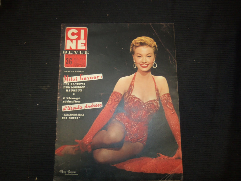 1956 APRIL 13 CINE REVUE FRENCH MAGAZINE - MITZI GAYNOR COVER - E 24750