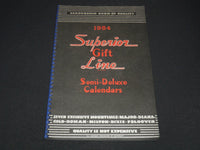 1954 SUPERIOR GIFT LINE SEMI-DELUXE CALENDARS - KD 3340F