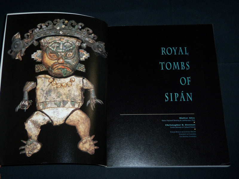 1993 ROYAL TOMBS OF SIPAN SOFTCOVER BOOK - NICE PHOTOS - D 389