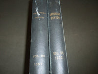 1902 SATURDAY REVIEW 2 BOUND VOLUMES - COMPLETE YR- PUBLISHED IN LONDON - R 1088