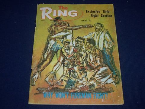 1975 JULY THE RING MAGAZINE - MUHAMMAD ALI - GREAT PHOTOS - J 1409