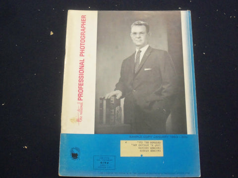1963 JANUARY NATIONAL PROFESSIONAL PHOTOGRAPHER - PHOTOS & ARTICLES - ST 6629
