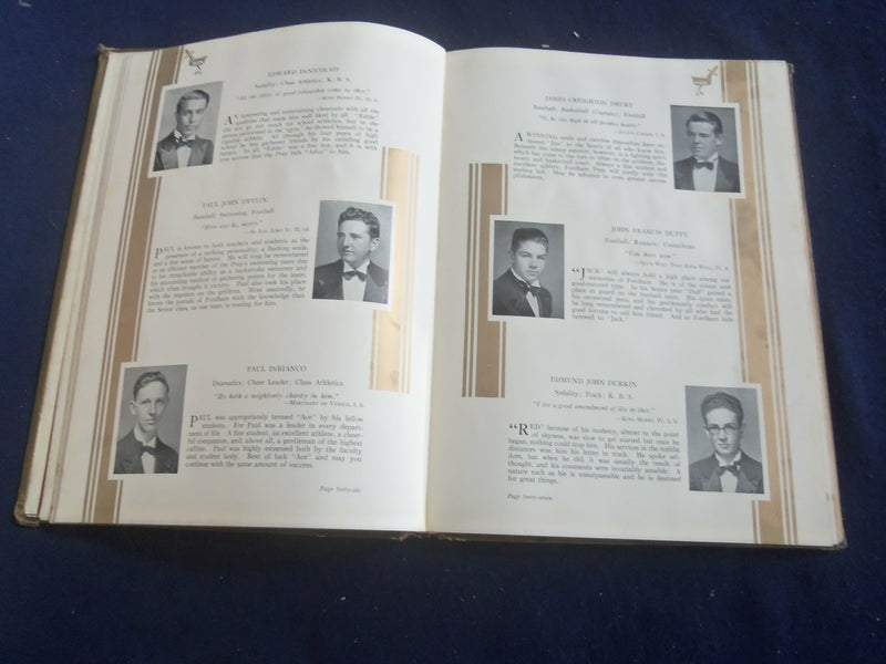 1933 THE RAMKIN FORDHAM PREPARATORY SCHOOL YEARBOOK - BRONX, NY - YB 2703