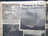 1954 MAY 11 NY DAILY NEWS NEWSPAPER - NY STATE THRUWAY IS SUPER - NP 2514