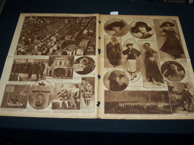 1921 MAY 1 NEW YORK TIMES PICTURE SECTION - ENRICO CARUSO - DEMPSEY - NT 8938
