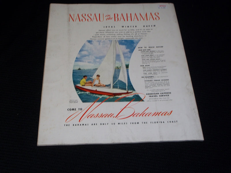 1941 FEBRUARY TRAVEL MAGAZINE - BEAUTIFUL FRONT COVER - E 2664