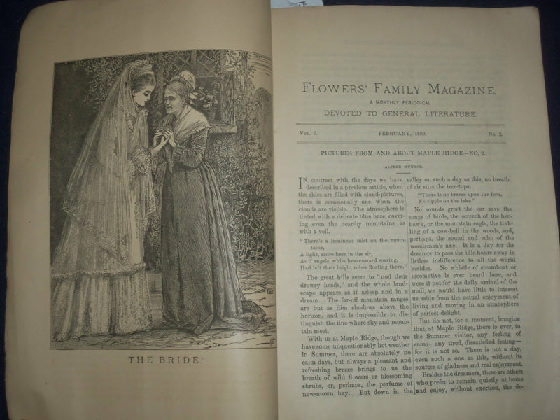 1880 FEBRUARY FLOWERS FAMILY MAGAZINE - WM. P. FLOWERS - TRENTON, NJ - J 6439