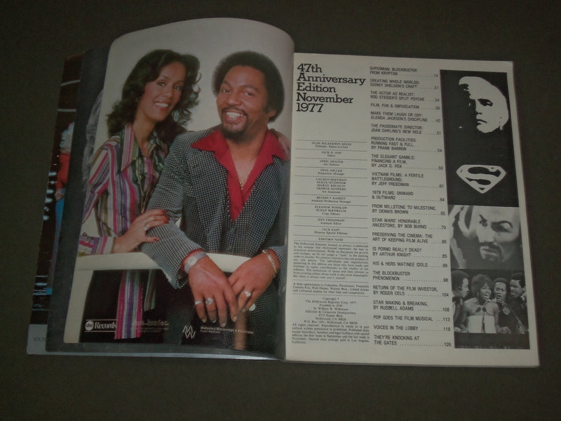 1977 NOV HOLLYWOOD REPORTER MAGAZINE - 47TH ANNIVERSARY - MAC DAVIS - SP 6282