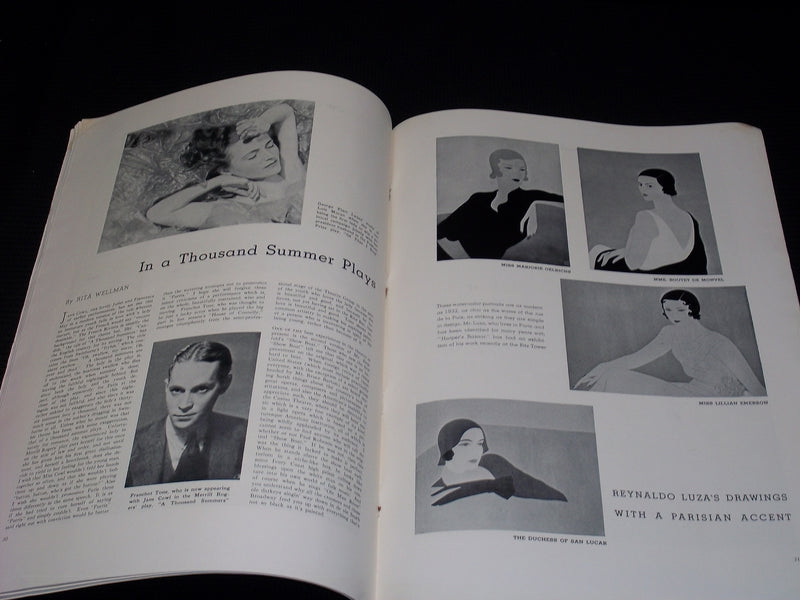 1932 JUNE 15 TOWN & COUNTRY MAGAZINE - SERGE FERAT FRONT COVER - E 2513