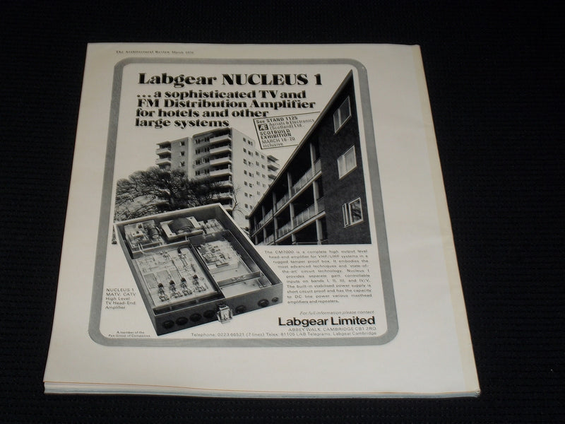 1976 MARCH ARCHITECTURAL REVIEW MAGAZINE - VICTORIA SECRET COVER - E 2947