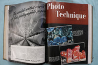 1940 PHOTO TECHNIQUE MAGAZINE BOUND VOLUME - COMPLETE YEAR - KD 9711