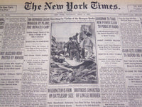 1931 APRIL 4 NEW YORK TIMES - SEARCHING FOR VICTIMS OF MANAGUA QUAKE - NT 4999