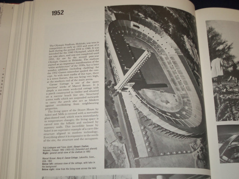 1991 TWENTIETH CENTURY ARCHITECTURE VISUAL HISTORY HARDCOVER BOOK - KD 2768
