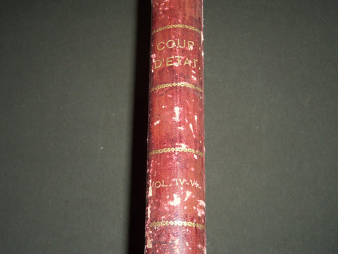 1884-1887 THE COUP D'ETAT KNOX COLLEGE BOUND VOLUME 4/6 - GALESBURG ILL- KD 4412