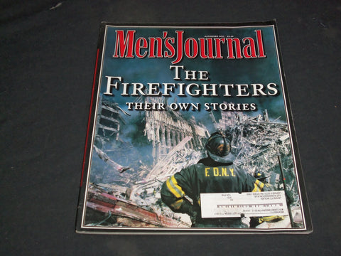 2001 NOVEMBER MEN'S JOURNAL MAGAZINE - FIREFIGHTERS: THEIR OWN STORIES - SP 6238