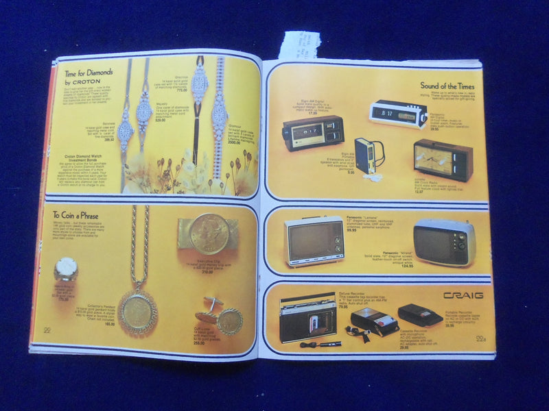 1972 WEISFIELD'S JEWELERS CHRISTMAS CATALOG - SEATTLE, WASHINGTON - J 9397