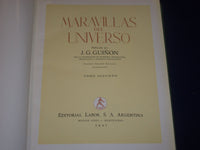 1947 MARAVILLAS DEL UNIVERSO VOLUME 2 & 3 PUBLISHED BY J. G. GUINON - KD 1526