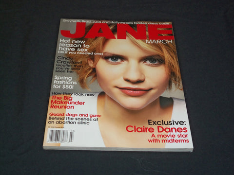 1999 MARCH JANE MAGAZINE - CLAIRE DANES - SP 3646