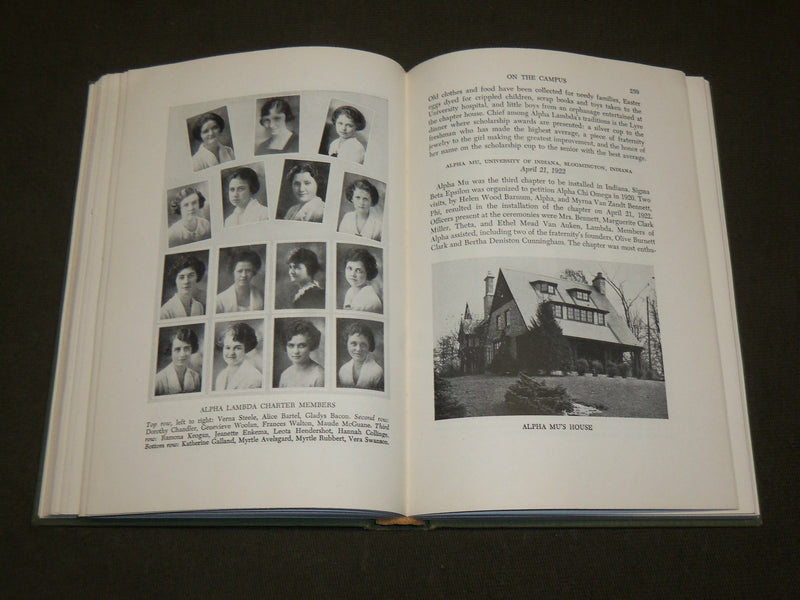 1948 THE HISTORY OF ALPHA CHI OMEGA 1885-1948 BOOK - 6TH EDITION - KD 6241