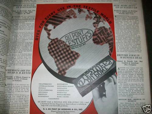 1934 JANUARY-APRIL CHEMICALS MAGAZINE BOUND VOLUME - NICE ADS - KD 2951