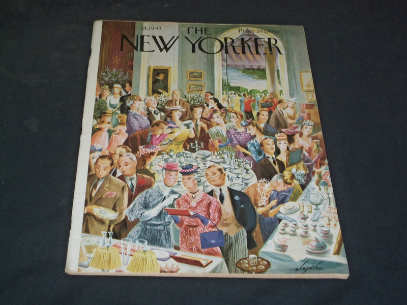 1947 JUNE 28 THE NEW YORKER MAGAZINE - ILLUSTRATED COVER - NY 269