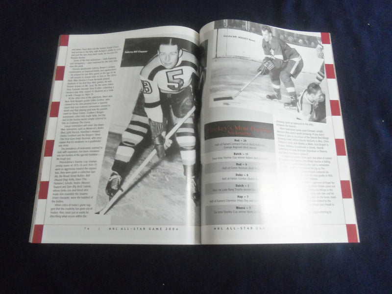 2004 FEBRUARY 8 THE OFFICIAL NHL GAME MAGAZINE - ALL STAR GAME 2004 - ST 7143