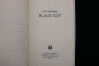 1962 BLACK LIST HARDCOVER BOOK BY GIFF CHESIRE - KD 9815