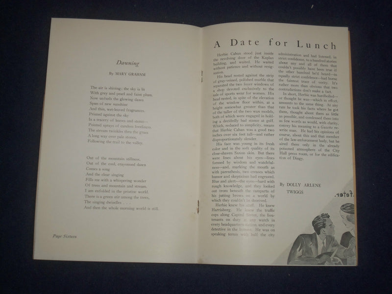 1940-1941 MONTCLAIR QUARTERLY MAGAZINE - LOT OF 2 - J 6438