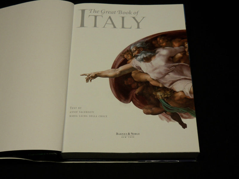 2004 THE GREAT BOOK OF ITALY HARDCOVER BOOK - CROCE - SACERDOTI - I 1967
