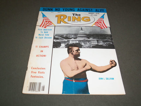 1976 AUGUST THE RING MAGAZINE - JOHN L. SULLIVAN - SP 5331