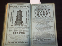 1854 WORCESTER ALMANAC DIRECTORY AND BUSINESS ADVERTISER - HENRY HOWLAND- J 9285