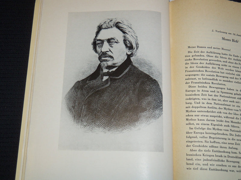 1958 VON MOSES MENDELSSOHN ZU FRANZ ROSENZWEIG BOOK BY LEO BAECK - J 9564
