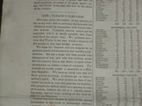 1848 NOVEMBER 11 MASSACHUSETTS PLOUGHMAN - TAYLOR ELECTED- THANKSGIVING- NP 5156
