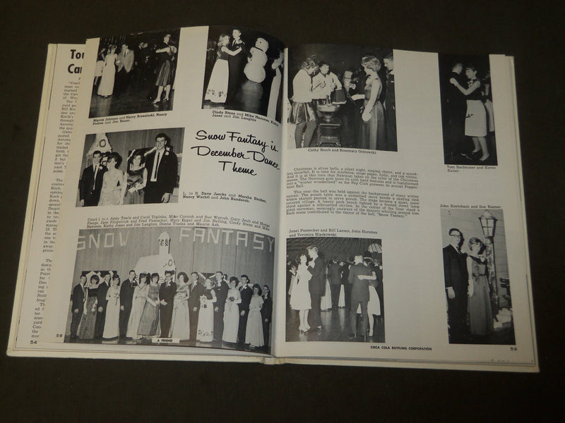 1964 THE RED HAT NEWMAN HIGH SCHOOL YEARBOOK - WAUSAU WISCONSIN - YB 1574