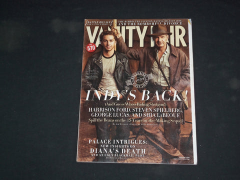 2008 FEBRUARY VANITY FAIR MAGAZINE - HARRISON FORD & SHAI LABEOUF COVER - B 4270