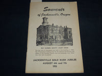 1955 SOUVENIR OF JACKSONVILLE, OREGON GOLD RUSH JUBILEE PROGRAM - J 8718