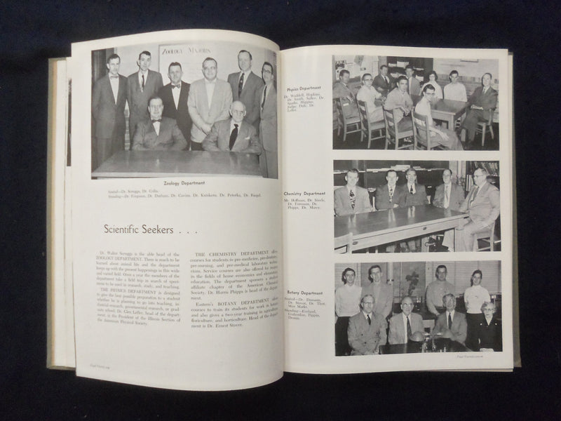 1956 WARBLER EASTERN ILLINOIS STATE COLLEGE YEARBOOK - CHARLESTON, IL - YB 3314