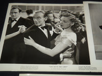1943 THE SKY'S THE LIMIT MOVIE STILLS LOT OF 5 PHOTOS - FRED ASTAIRE- 8x10 - #86