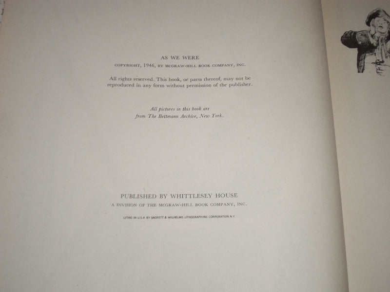 1946 AS WE WERE FAMILY LIFE IN AMERICA 1850-1900 PARTRIDGE & BETTMANN - KD 4574