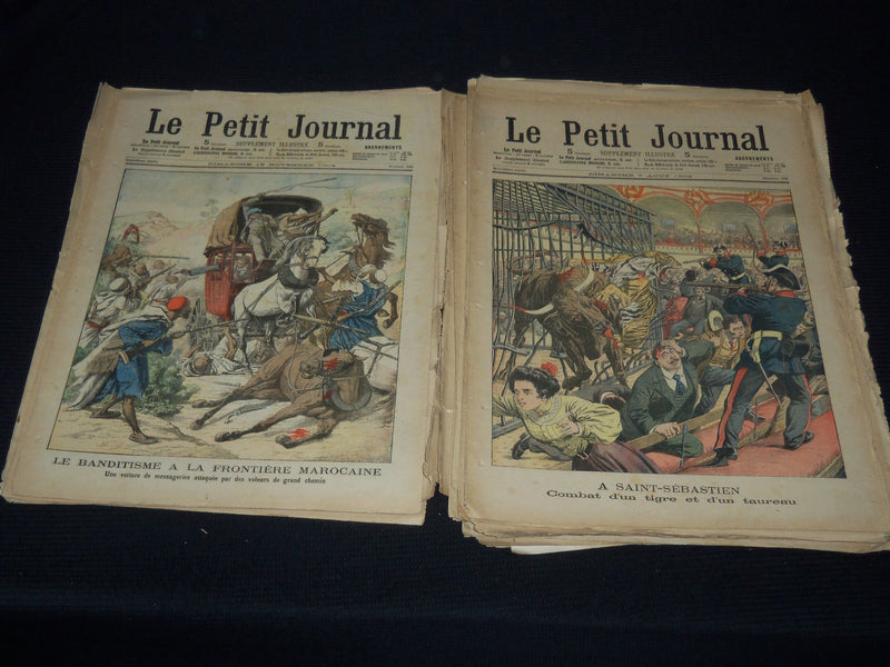 1890'S-1900'S LE PETIT JOURNAL SUPPLEMENT ILLUSTRE MAGAZINES LOT OF 400+ - #1