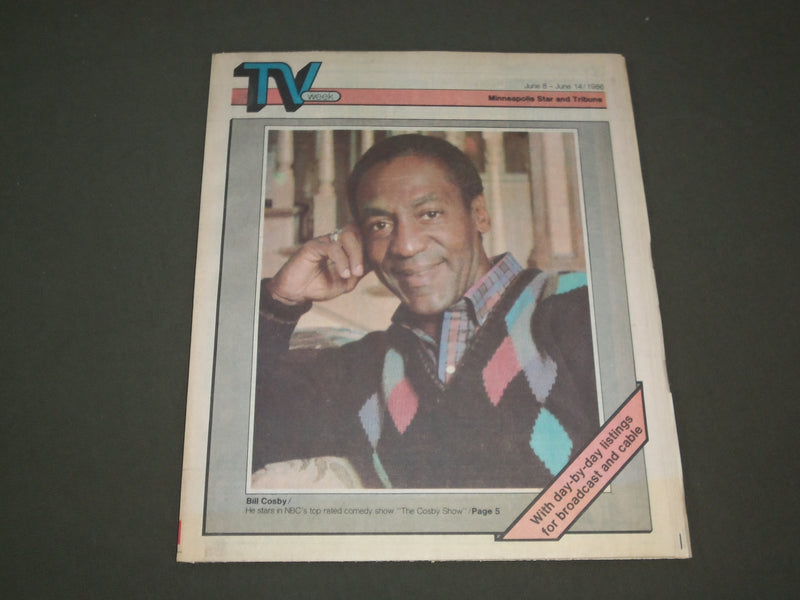 1986 JUNE 8-14 MINNEAPOLIS STAR AND TRIBUNE MAGAZINE - BILL COSBY - SP 9787