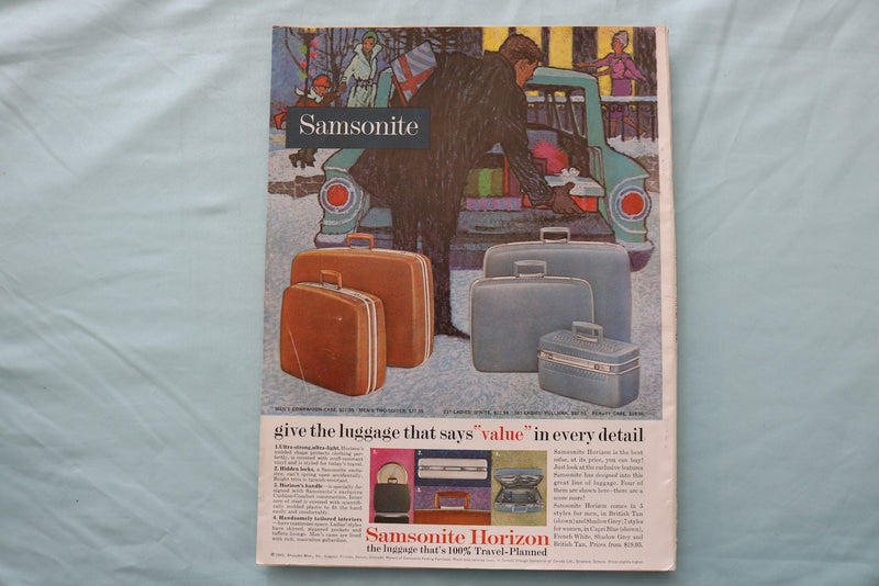 1961 DECEMBER REDBOOK MAGAZINE - CHRISTMAS ISSUE COVER - E 26690