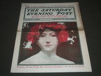 1902 AUGUST 9 THE SATURDAY EVENING POST MAGAZINE - ILLUSTRATED COVER- SP 1054