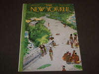 1957 JANUARY 26 NEW YORKER MAGAZINE FRONT COVER ONLY - GREAT ART FOR FRAMING